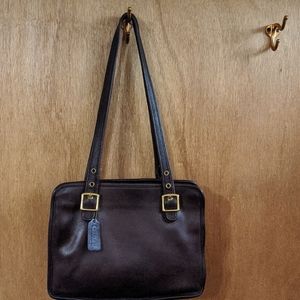 Vintage Coach Chocolate Brown 2 straps